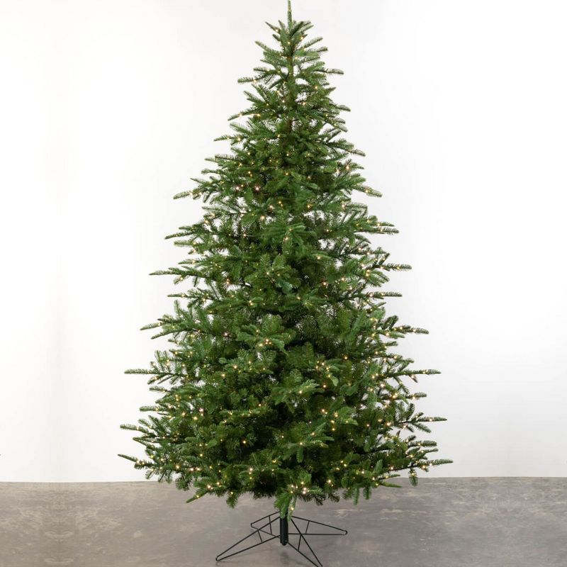 Sullivans 9' Pine Artificial Tree with Lights 9'H Green