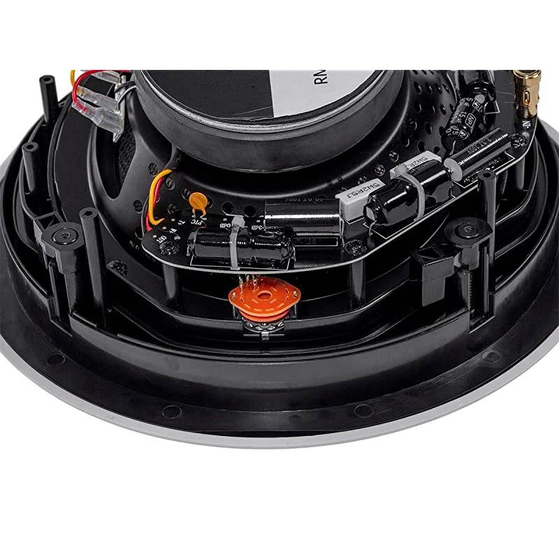 2-Way Carbon Fiber In-Ceiling Speakers - 8 Inch With 15 Degree Angled Drivers (Pair) - Alpha Series