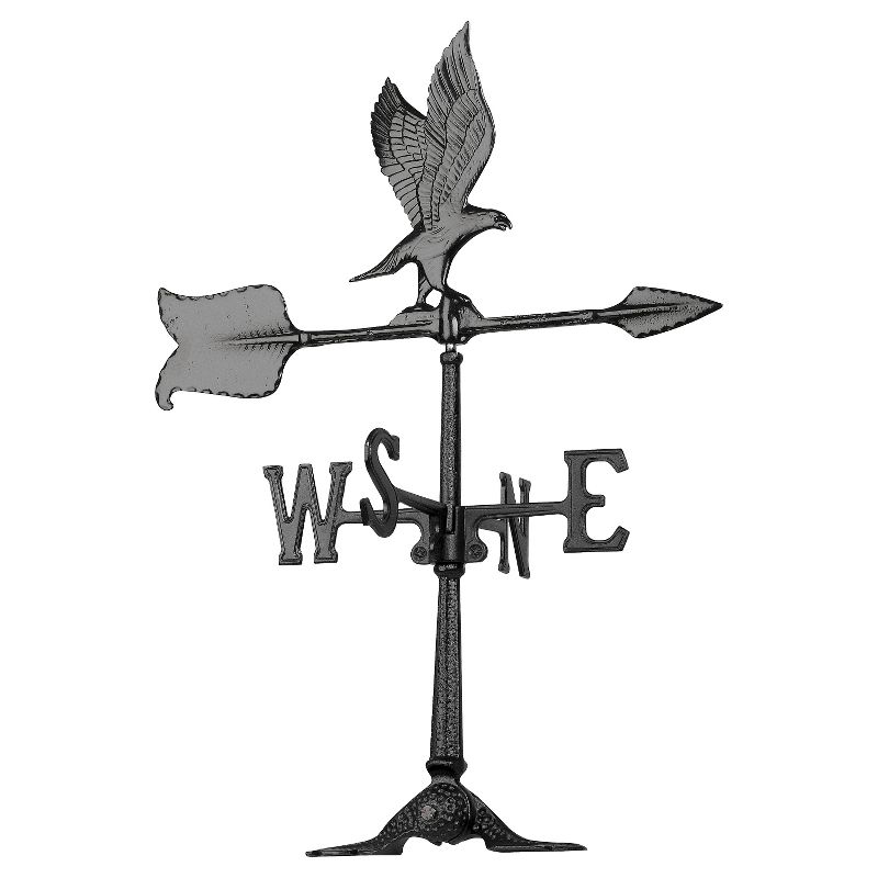 24" Eagle Accent Weathervane - Black - Whitehall Products