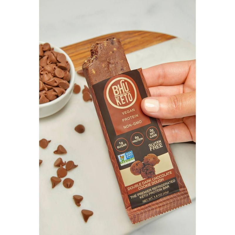 BHU Keto Double Chocolate Cookie Dough Bar - 1.6oz