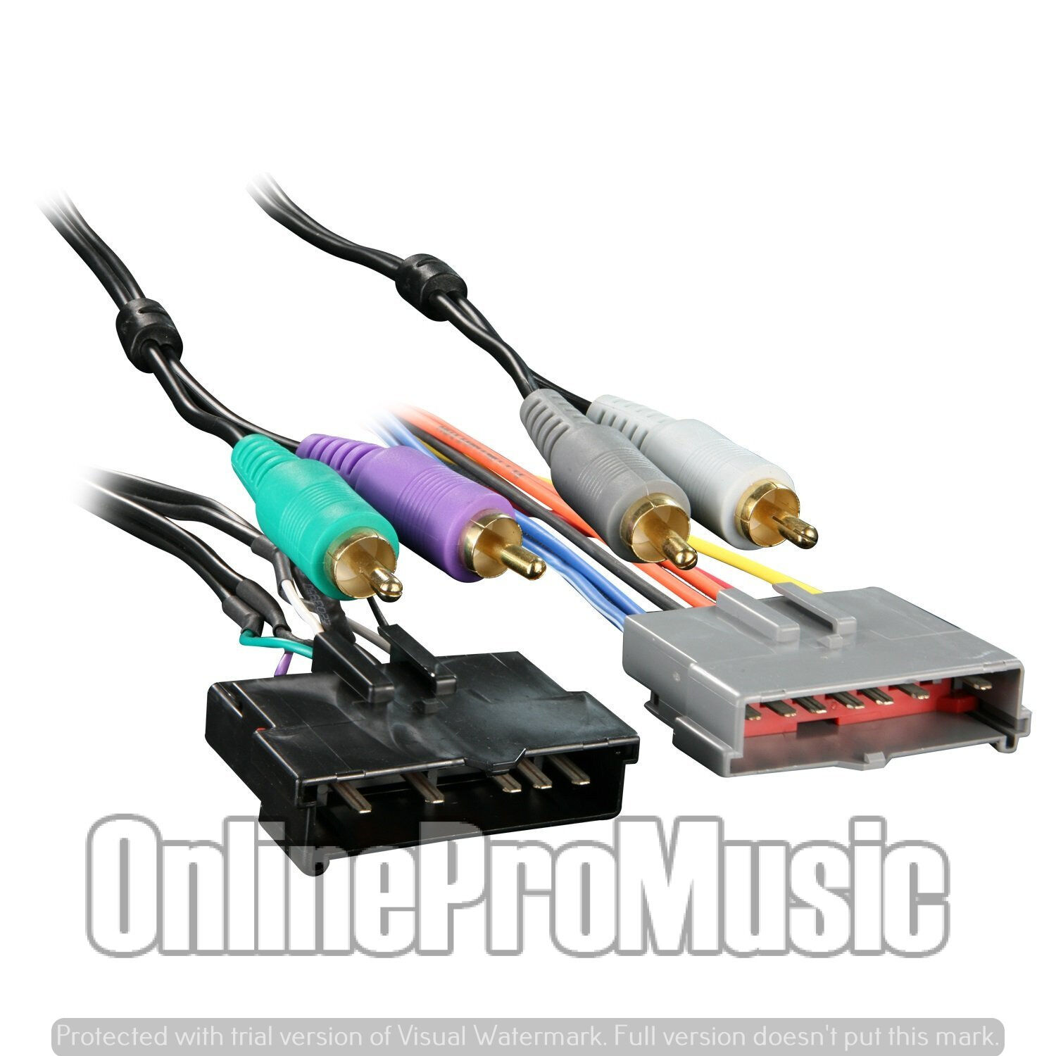 Absolute A1768-1768 Ground 5 Wire Amplifier Integration Harness Ford 1986-1993