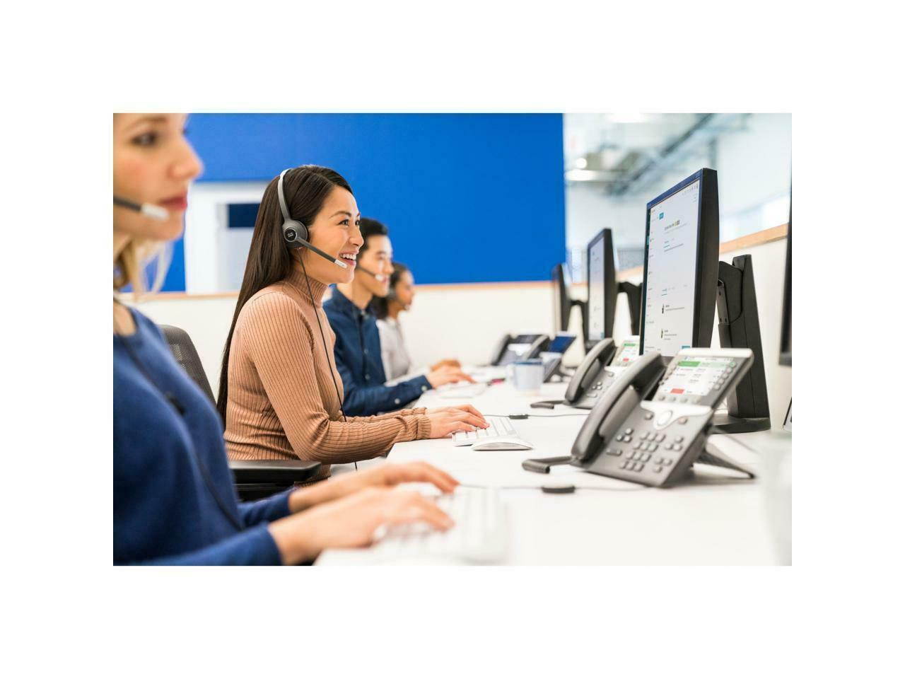 Cisco - CP-HS-W-531-RJ= - Cisco Headset 531 (Wired Single with Quick Disconnect coiled RJ Headset Cable) - Mono - Quick