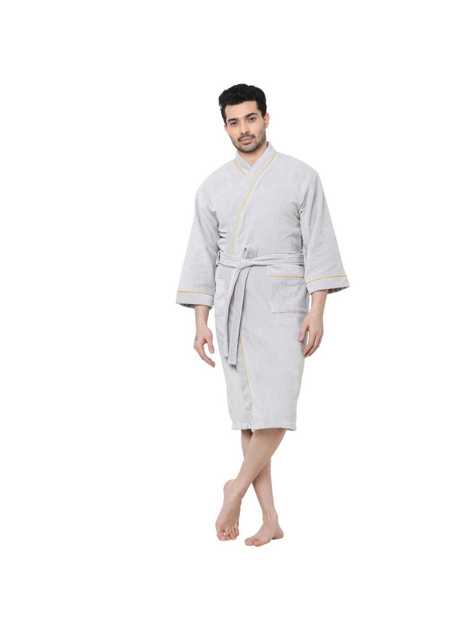 Spaces Exotica Solid Multicolor Cotton Bathrobes