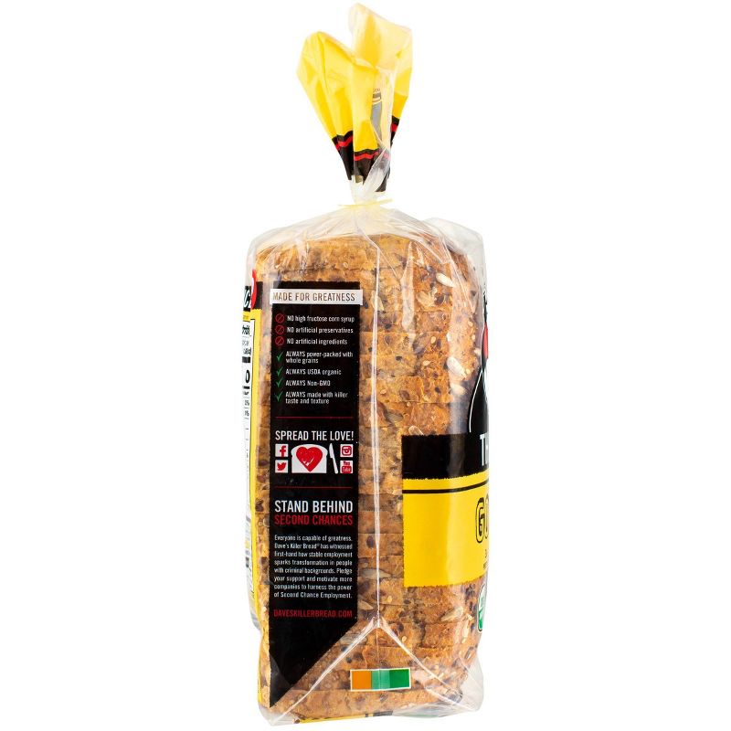 Dave's Killer Bread Organic Thin Sliced Good Seed Bread - 20.5oz