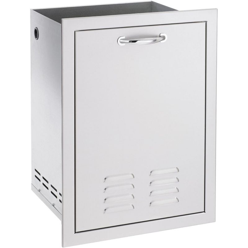 Summerset  20-Inch Roll-Out Vented Stainless Steel Propane Tank Storage / Trash Bin SSDR1-20LP.