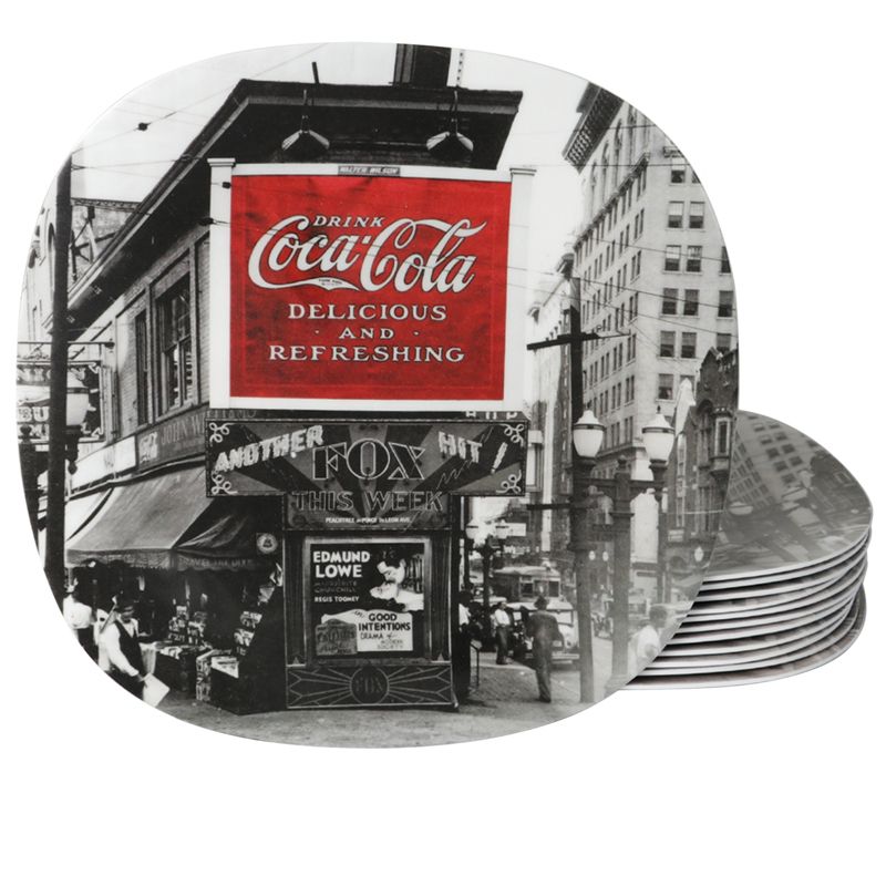 Coca Cola Coke Noir 8.25in Dessert Plate