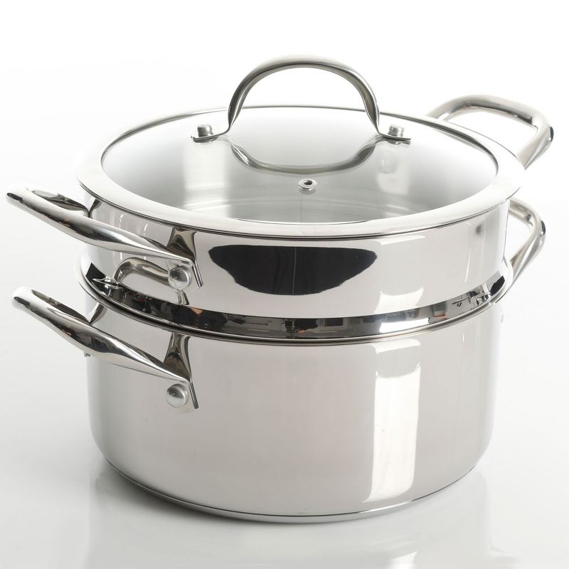 Kenmore Elite Devon 10 Piece Heavy Gauge Stainless Steel Cookware Set