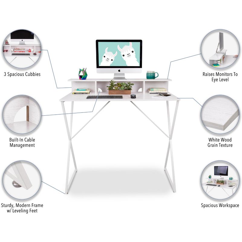 Shaker Printer Stand in Walnut - Atlantic Frame