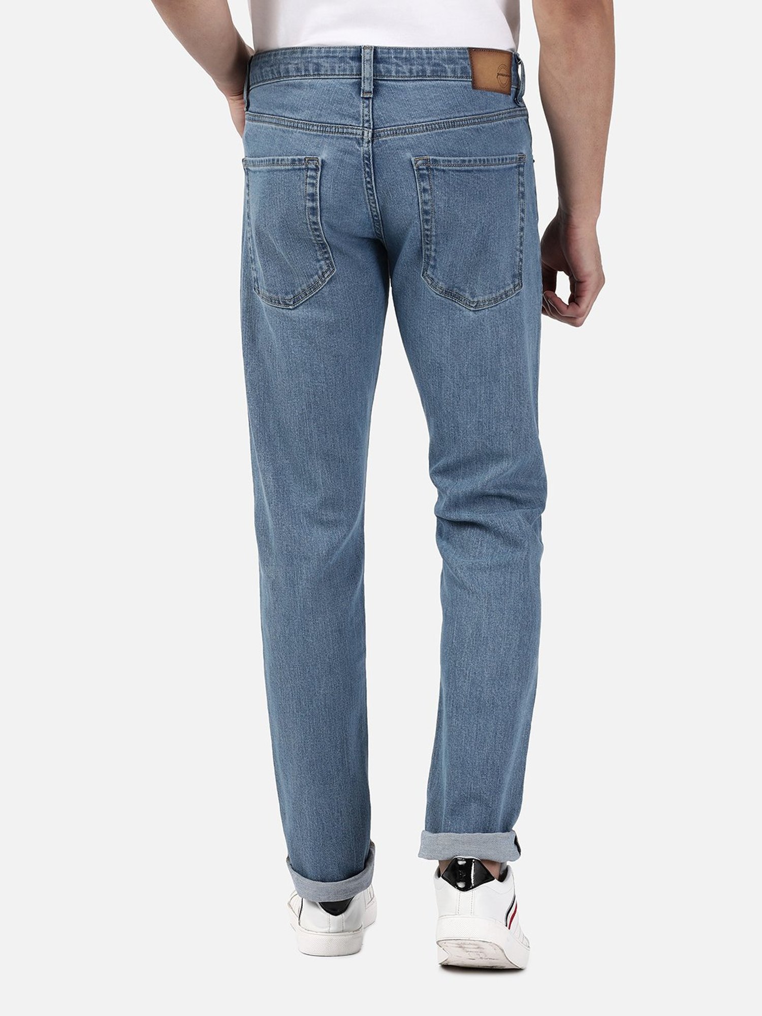 Passion Blue Slim Fit Lightly Washed Jeans