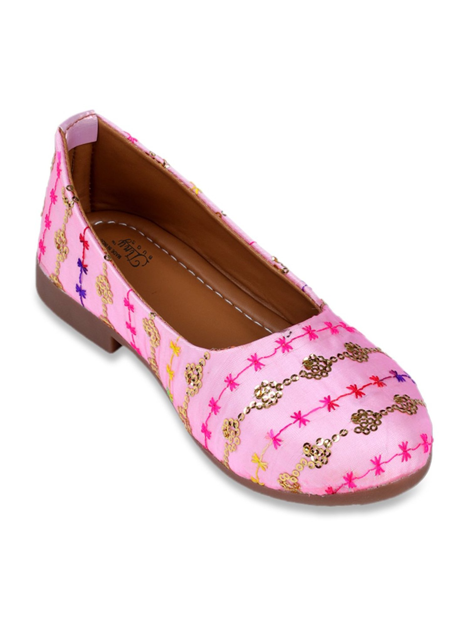 Tiny Bugs Kids Pink Flat Ballets