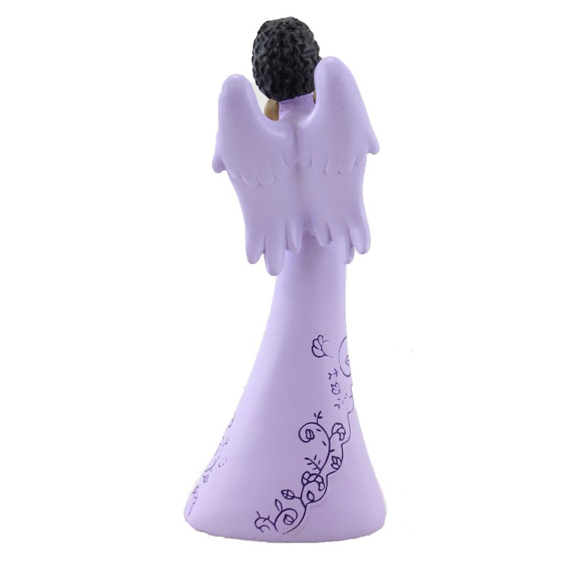 Black Art 8.5" Grandma You Are My Angel Heart Flowers  -  Decorative Figurines