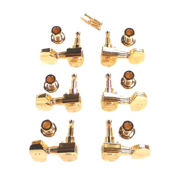 Graph Tech Ratio Tuned Machine Heads 3+3 Acoustic 2 Pin Contemporary PRN-2411-G0