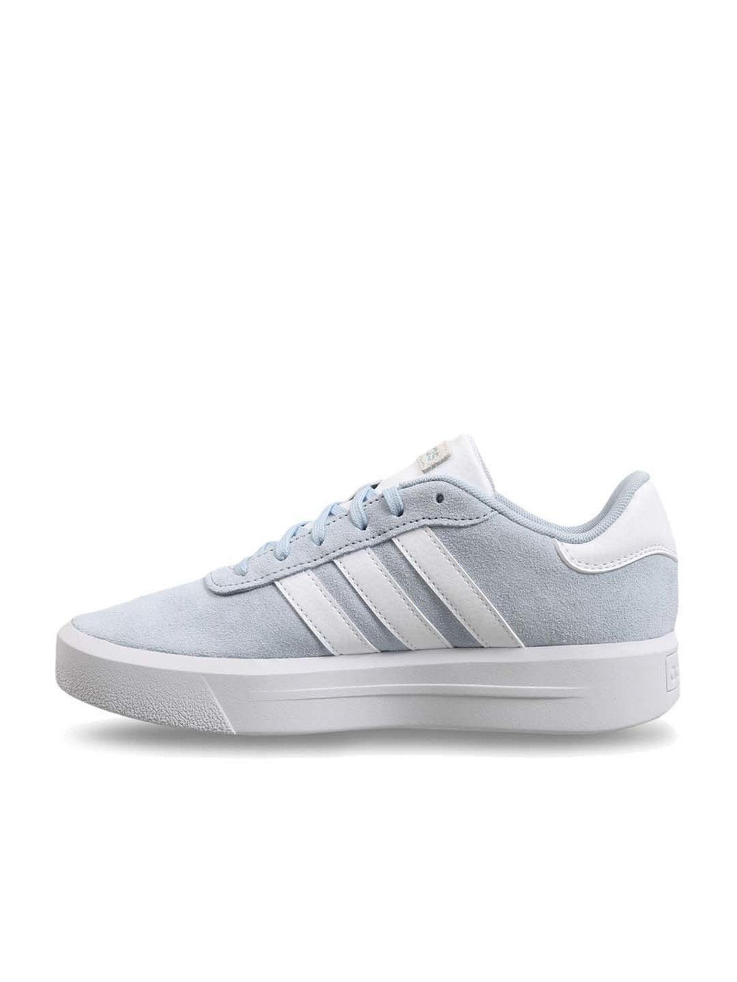 Adidas Women's COURT PLATFORM Blue Skateboarding Shoes