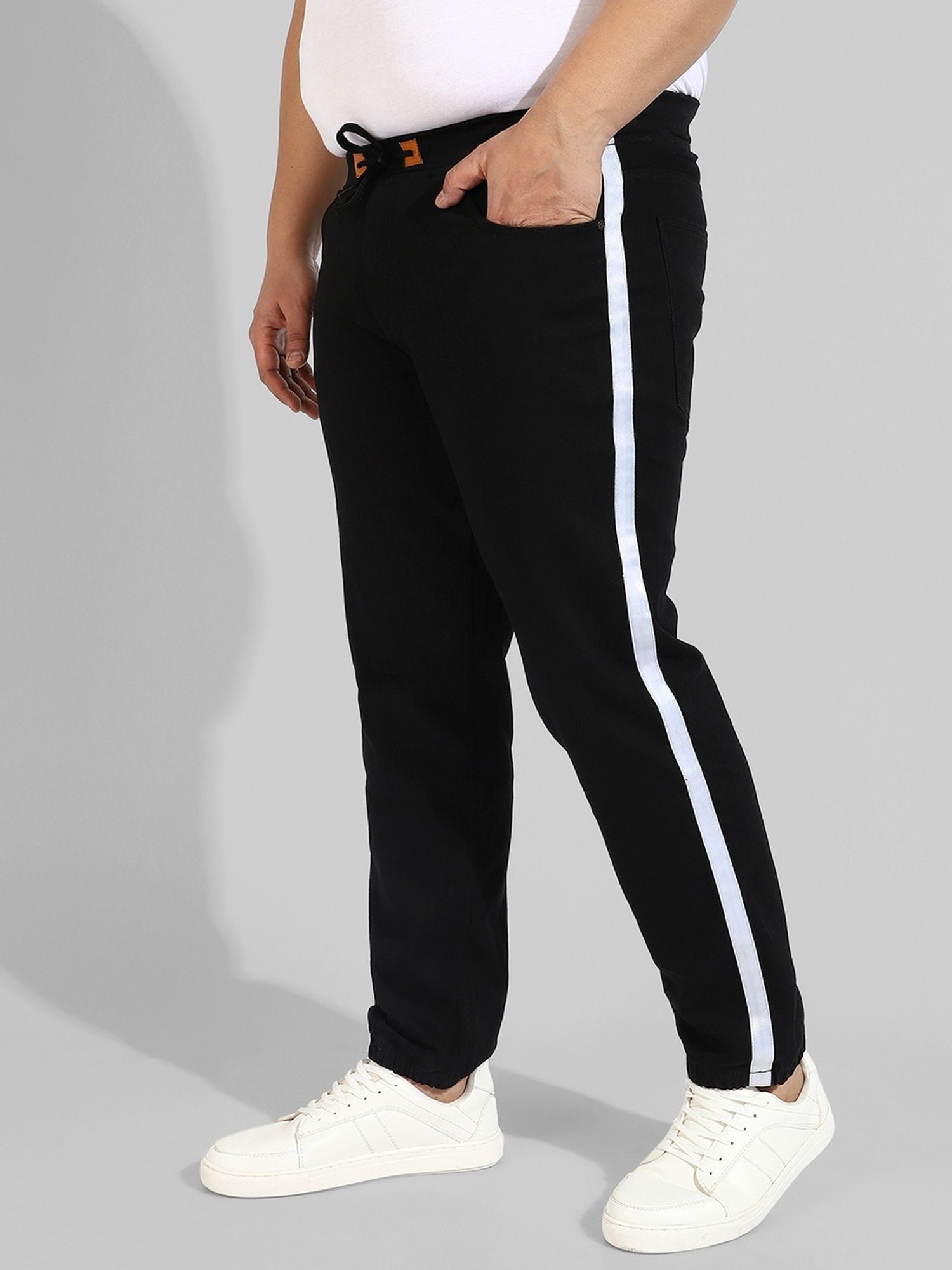 Instafab Plus Black Regular fit Plus Size Jeans