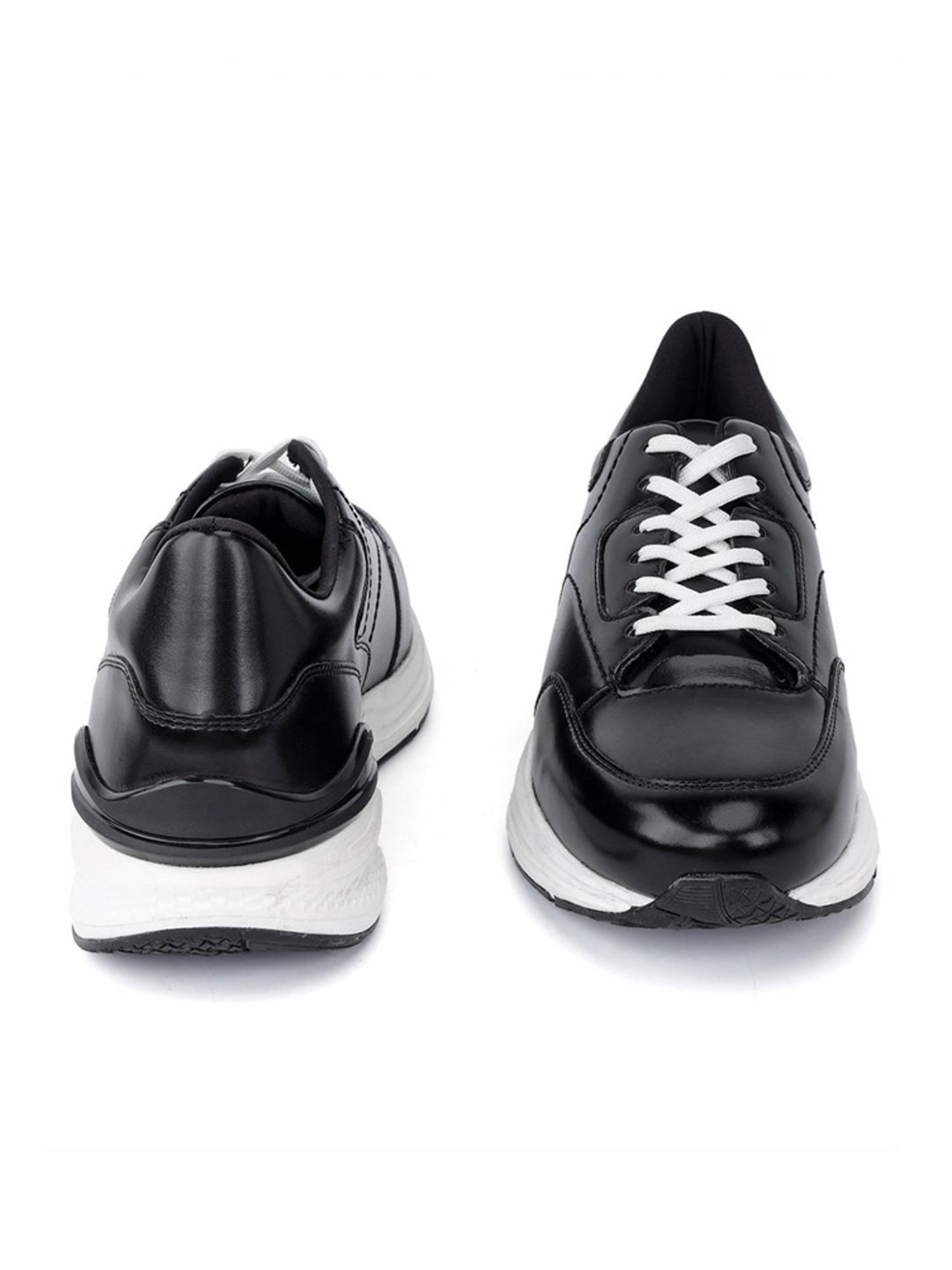 Louis Stitch Men's Black Casual Sneakers