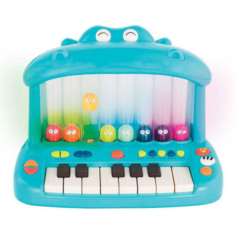Land of B. Toy Piano for Kids Hippo Pop