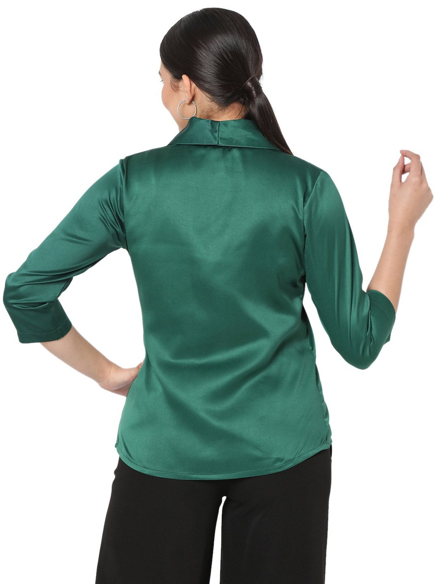 Smarty Pants Green Regular Fit Shirt