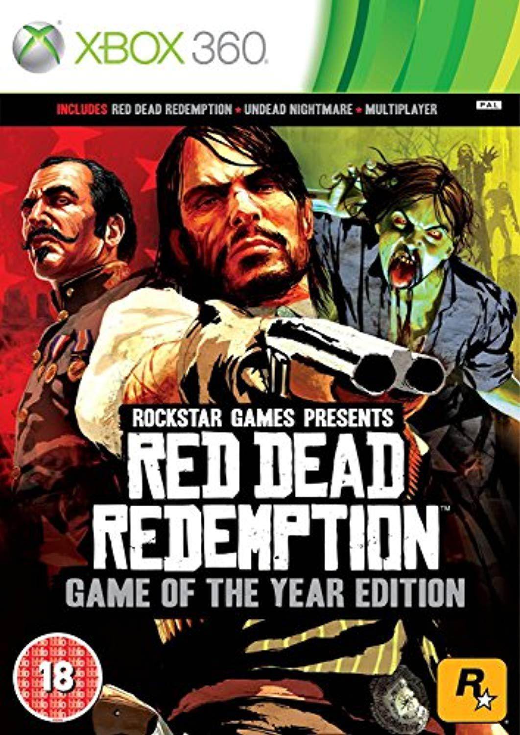 red dead redemption game of year (xbox 360)