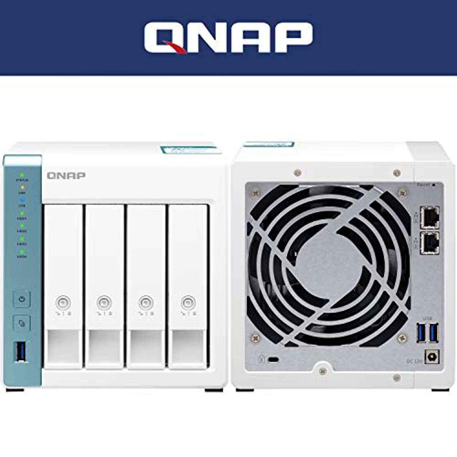 QNAP TS-431K 4 Bay Home NAS with Two 1GbE Ports (TS-431K)
