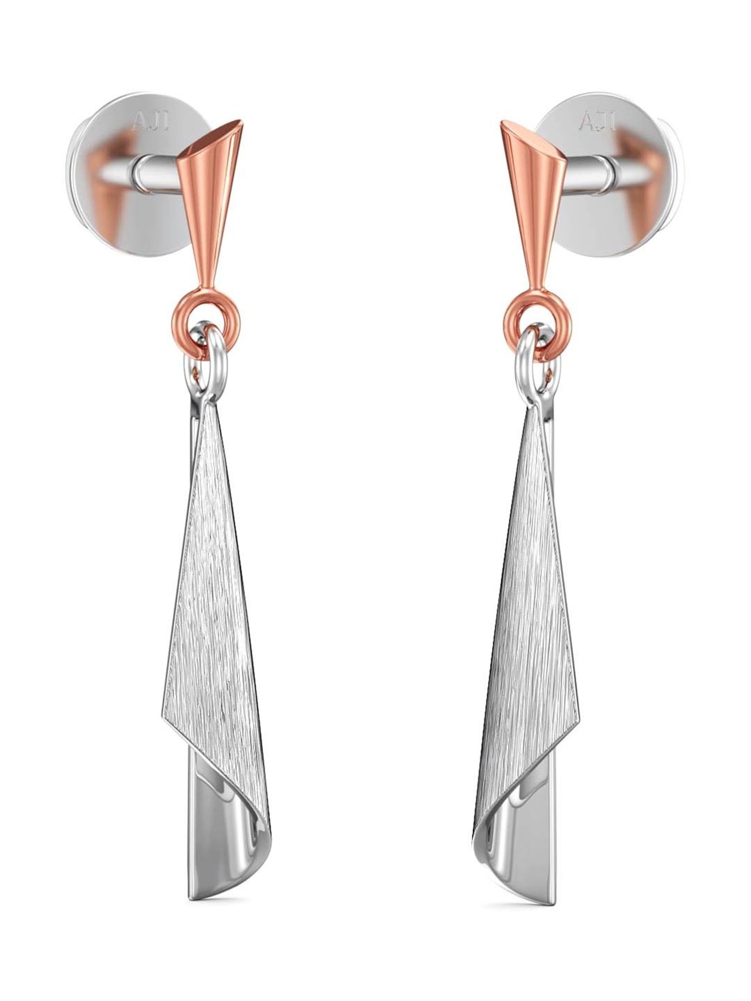 Joyalukkas 950 Platinum Timeless Drop Earrings