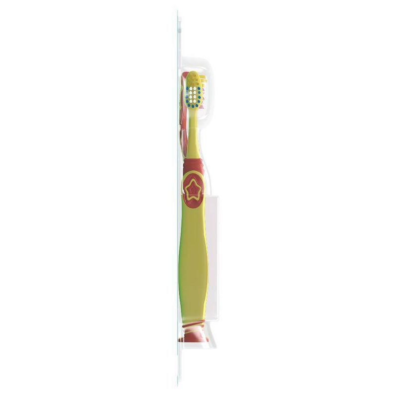 hum kids by Colgate Smart Manual Toothbrush Replacement Pack - Extra Soft Bristles - Yellow & Coral - 2ct