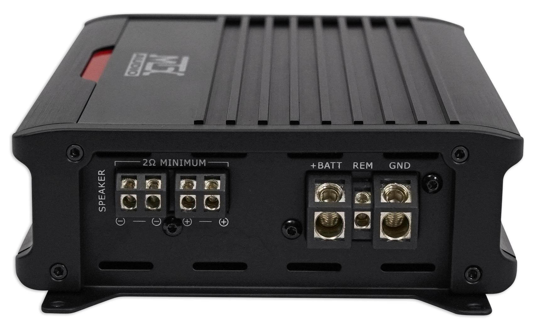 MTX THUNDER500.1 500 Watt RMS Mono Class D 2-Ohm Car Audio Amplifier+Amp Kit