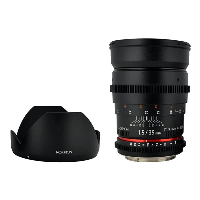 CV35-NEX 35mm t/1.5 Aspherical Wide Angle Lens with De-Clicked Aperture for Sony E-Mount (NEX)Fixed Lens
