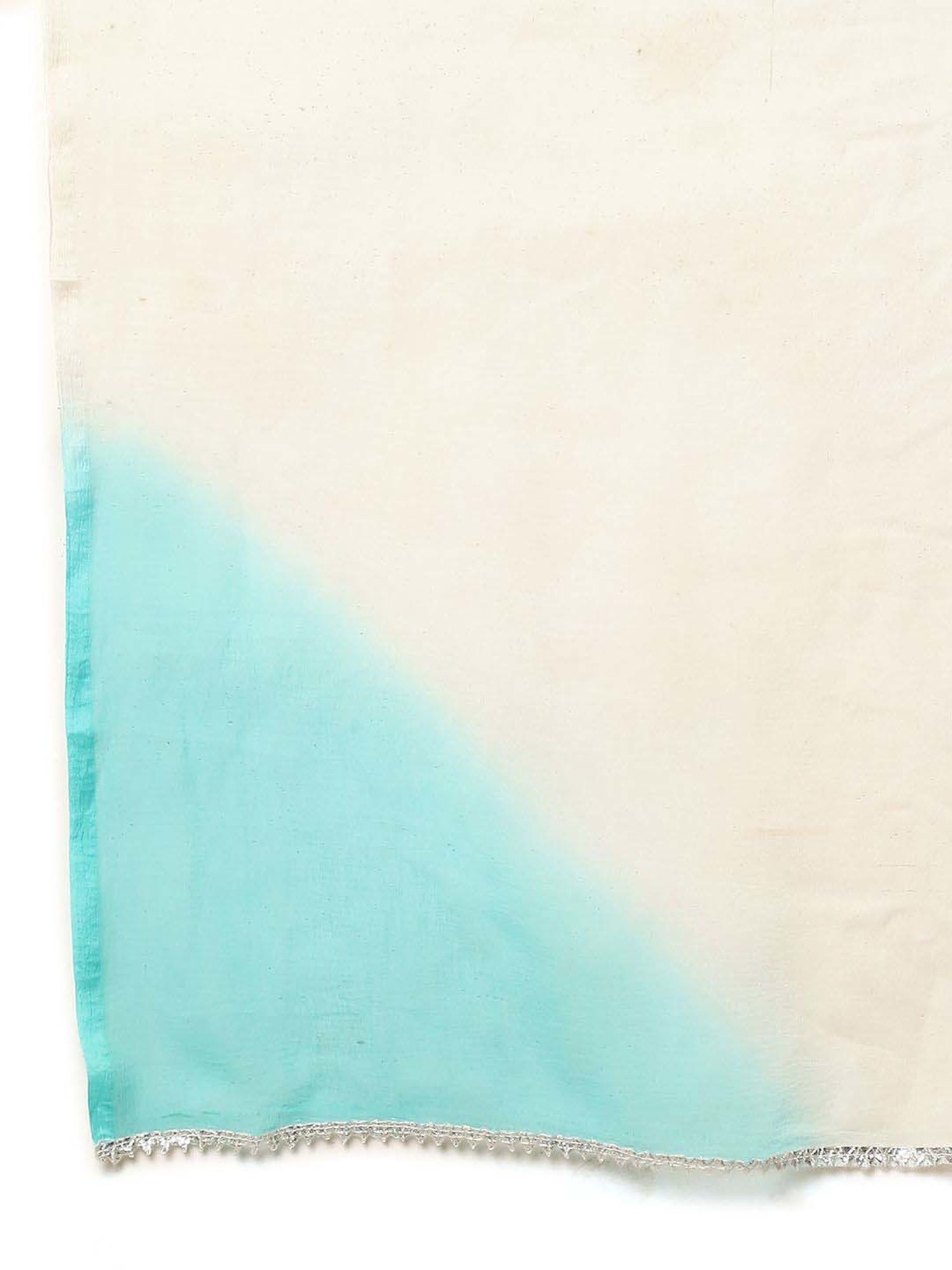 Jompers Blue & White Printed Kurta Palazzo Set With Dupatta