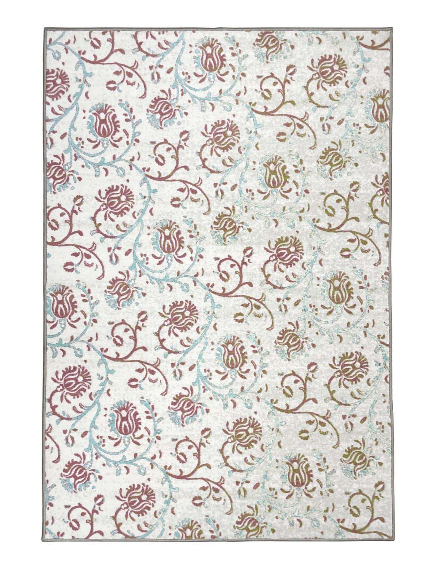 Welspun Blissful Beige Polyester 400 GSM Anti Skid Carpet