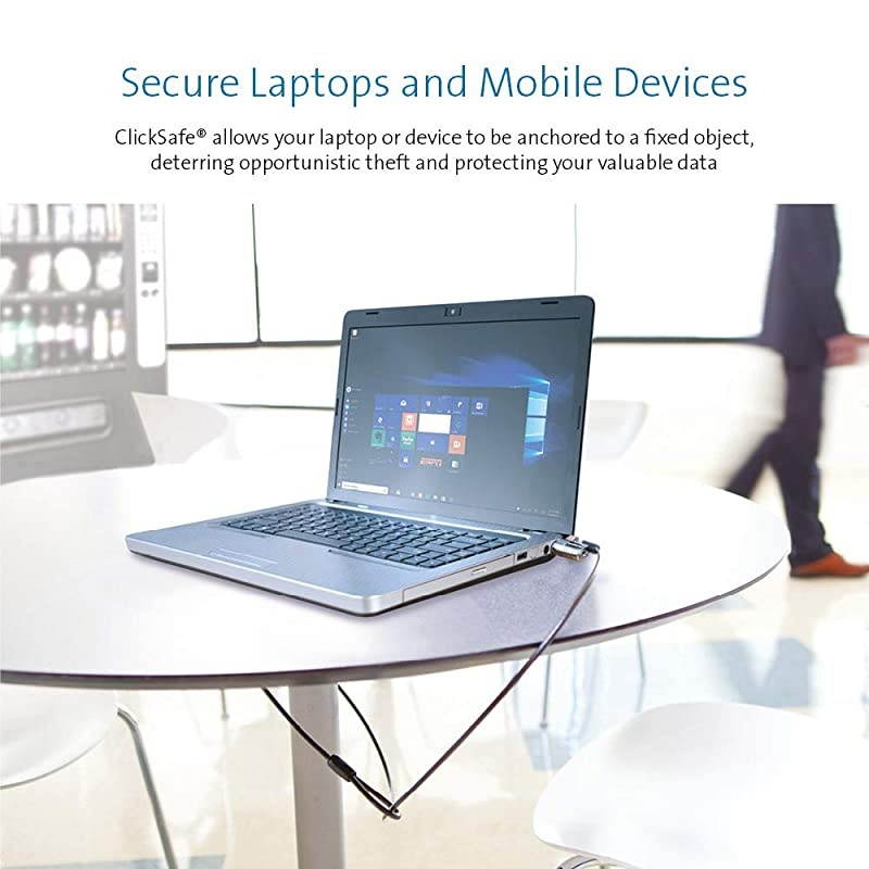 K64637WW ClickSafe Keyed Laptop Lock for Business