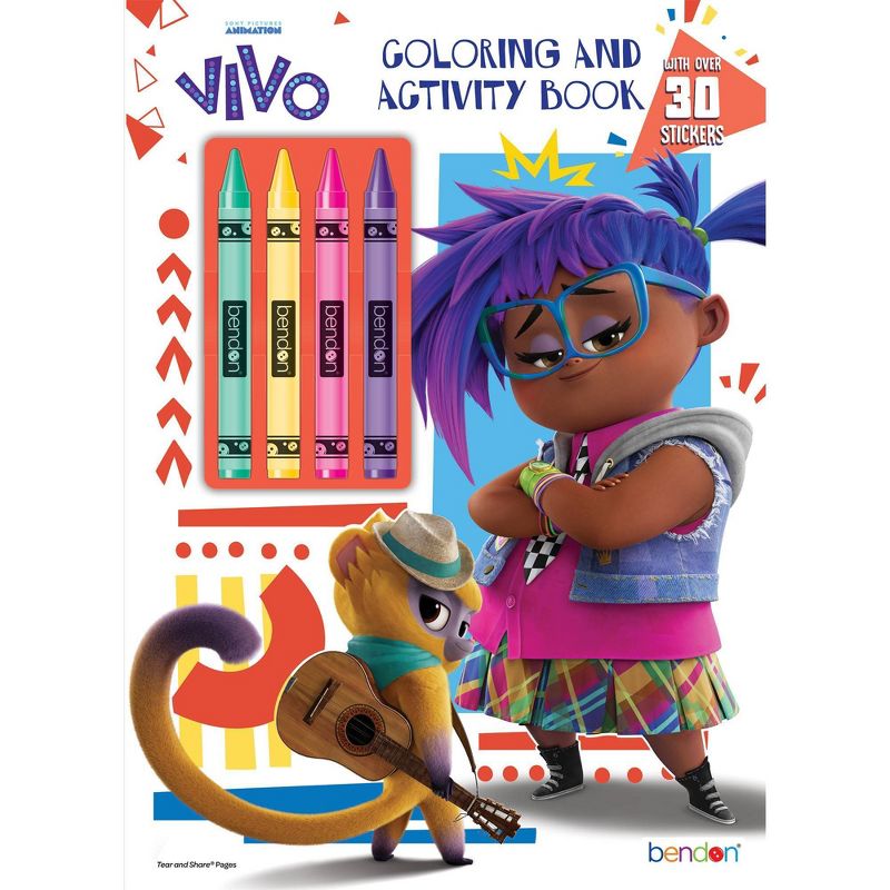 Vivo Coloring Book with Crayons