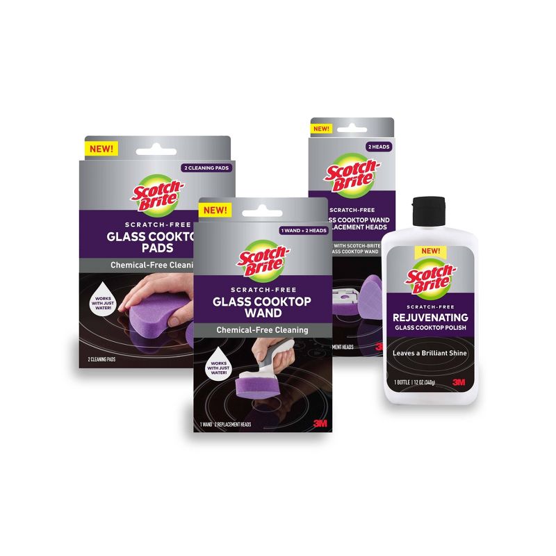 Scotch-Brite Scratch-Free Rejuvenating Glass Cooktop Polish - 12oz