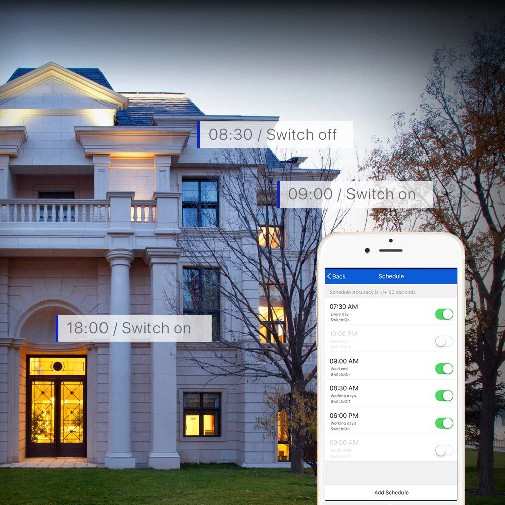 Smart WiFi Light Bulb, LUMIMAN LED RGBCW Color Changing, Compatible with Alexa, Siri and Google Home Assistant, No Hub Required, A19 E26 Multicolor 4 Pack