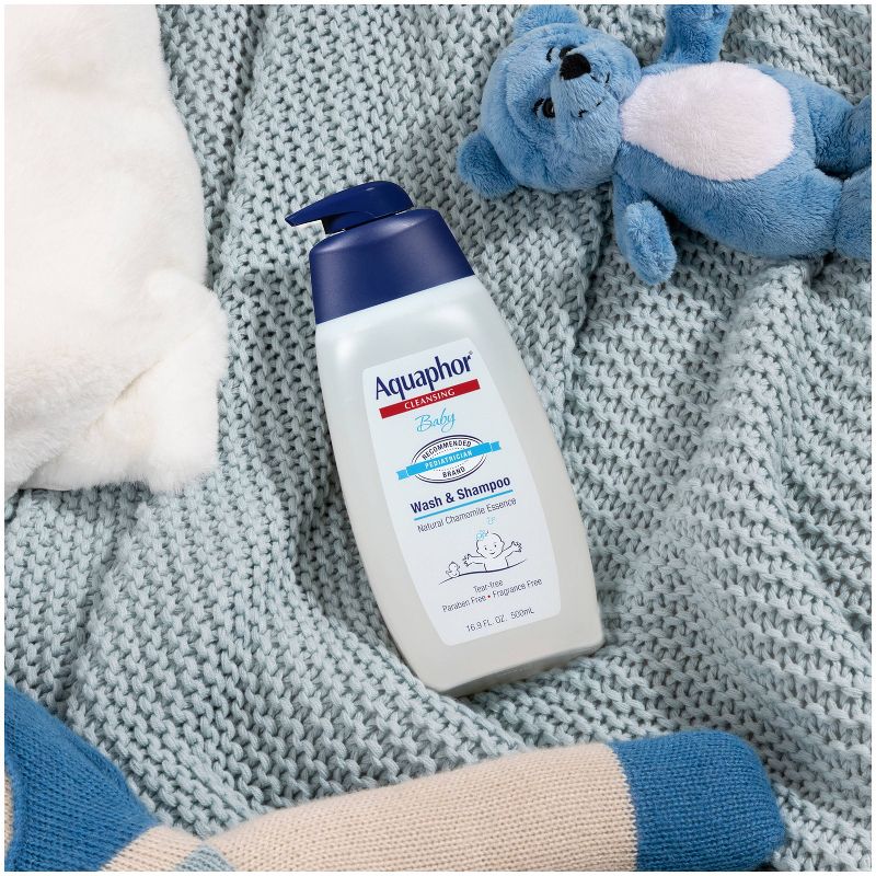 Aquaphor Baby Wash and Shampoo Tear-free & Mild for Sensitive Skin - 16.9 fl oz
