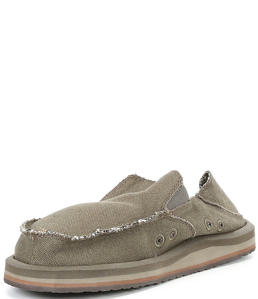 Sanuk Men's Vagabond ST Hemp Slip-On Shoes