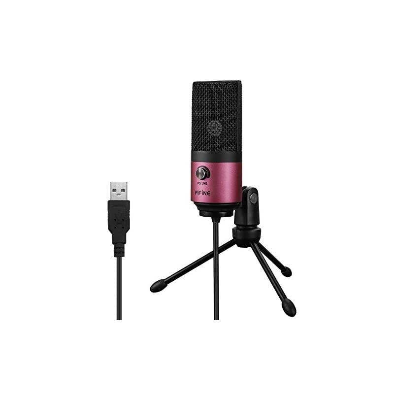 USB Podcast Condenser Microphone Recording On Laptop No Need Sound Card Interface and Phantom PowerK669