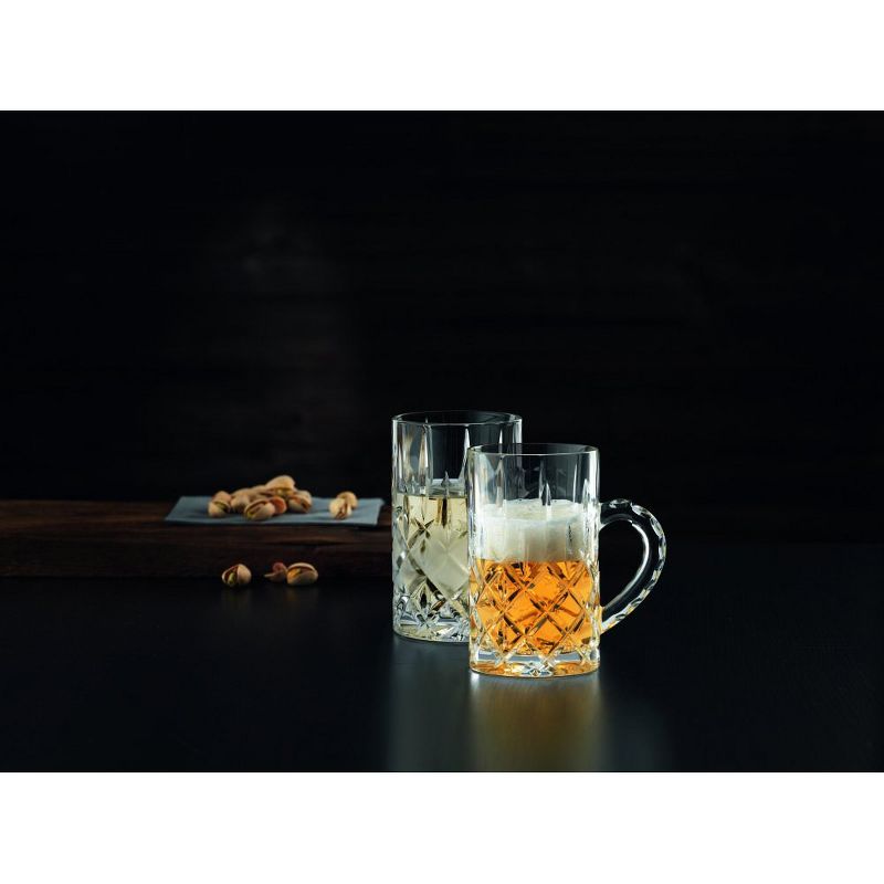 Blue Rose Polish Pottery Green Confetti Water Glass Set