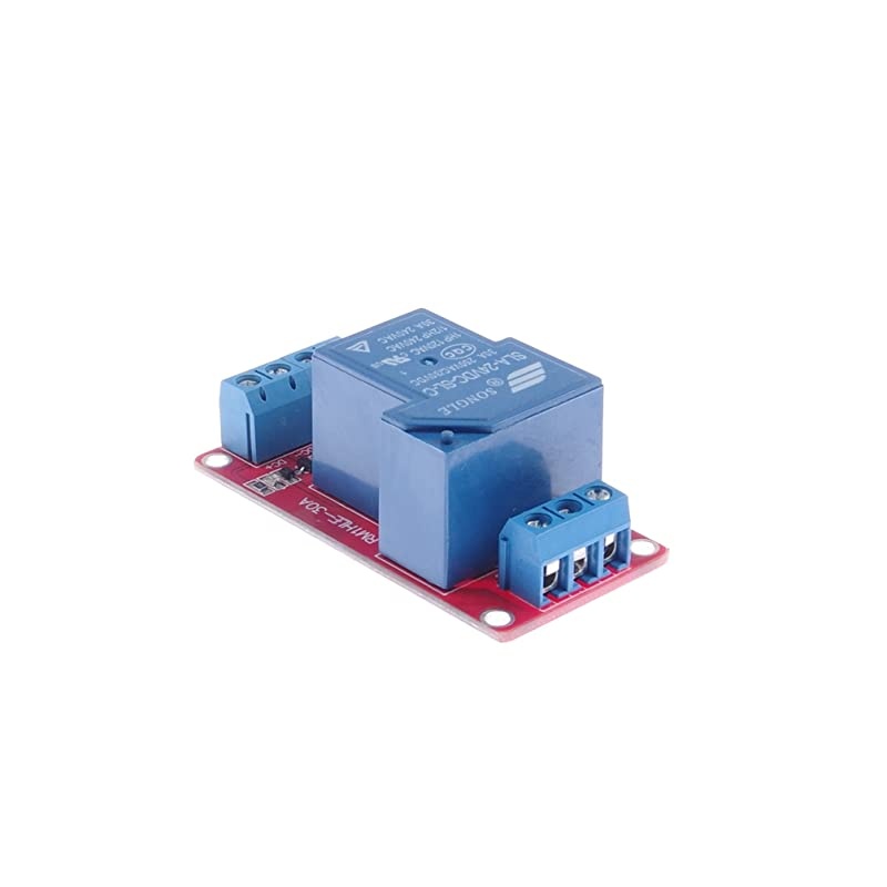 DC 24V 1-Channel 30A Relay Control Module Bi-Directional Isolated Control Module High Low Level Trigger (DC 24V, 30A 1-Channel)