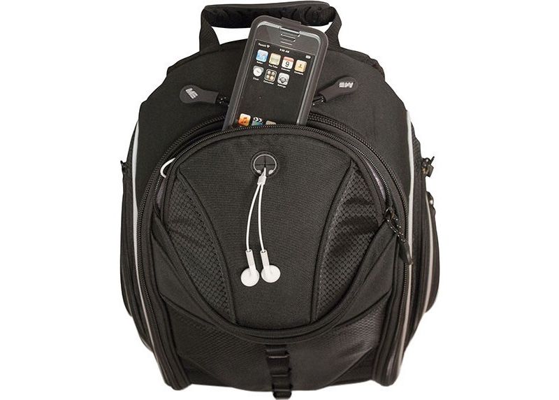 Mobile Edge Express MEBPE32 Carrying Case (Backpack) for 17" MacBook - Black, Royal Blue - Ballistic Nylon - Shoulder Strap