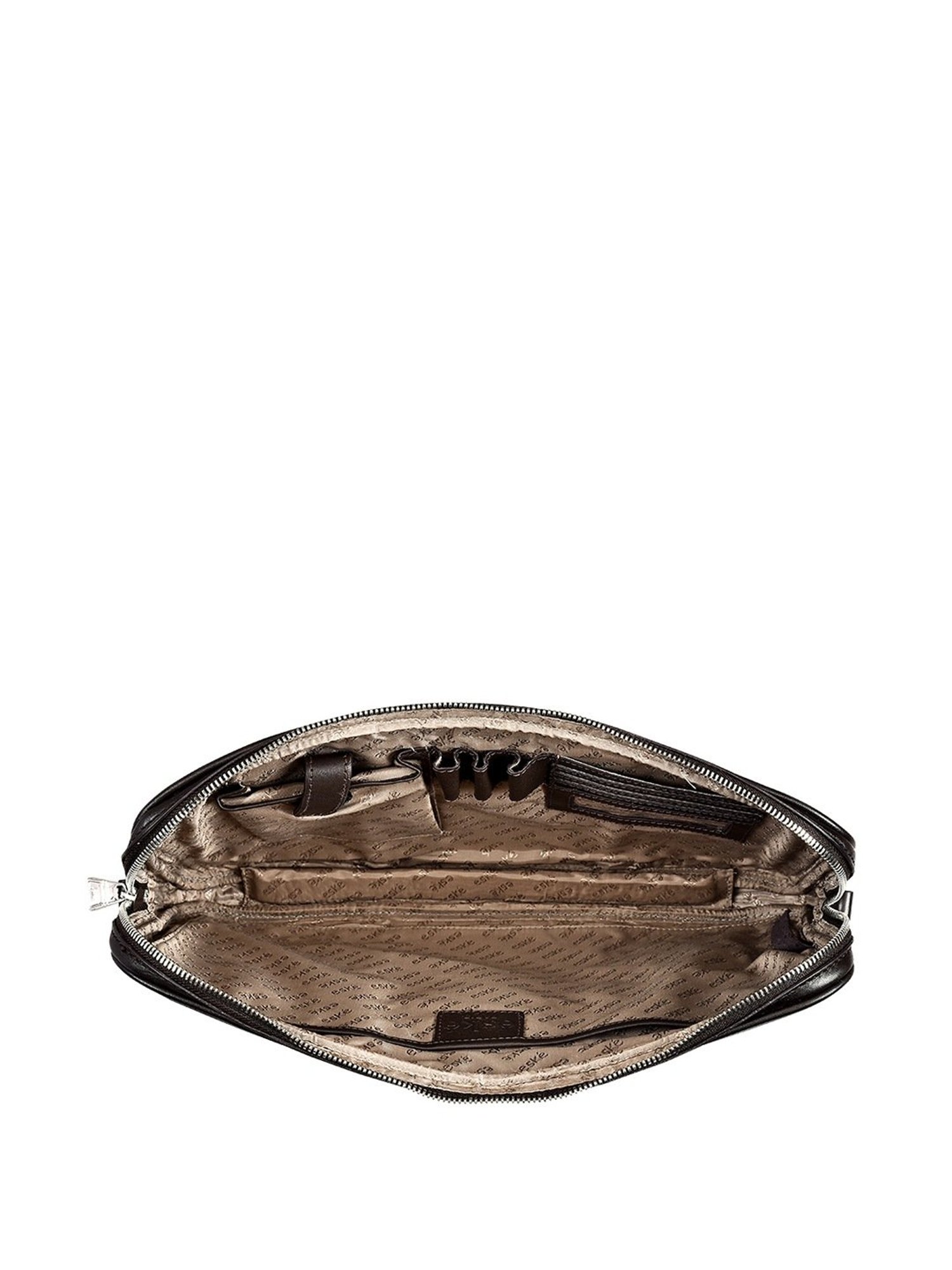 Eske Clark Dark Brown Leather Medium Laptop Messenger Bag