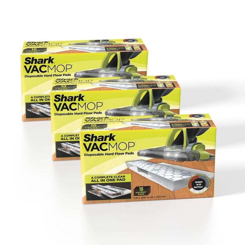 Shark 30ct VACMOP Disposable Hard Floor Vacuum and Mop Pad Refills