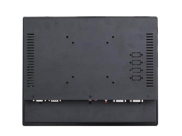 12 Inch 2MM IP65 Industrial Panel PC,All in One PC,Intel Core I5, Windows 7/10,Linux,10 Points Capacitive Touch,(Black),[3RS232/VGA/LAN/5USB2/1USB3/FANLESS],(8G RAM/128G SSD/1TB HDD)