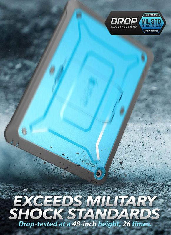 SUPCASE Designed for iPad 10.2 2019, iPad 7th Generation, [Unicorn Beetle Pro Series] with Built-in Screen Protector and Dual Layer Full Body Rugged Protective Case for iPad 10.2 Inch 2019 (Blue)