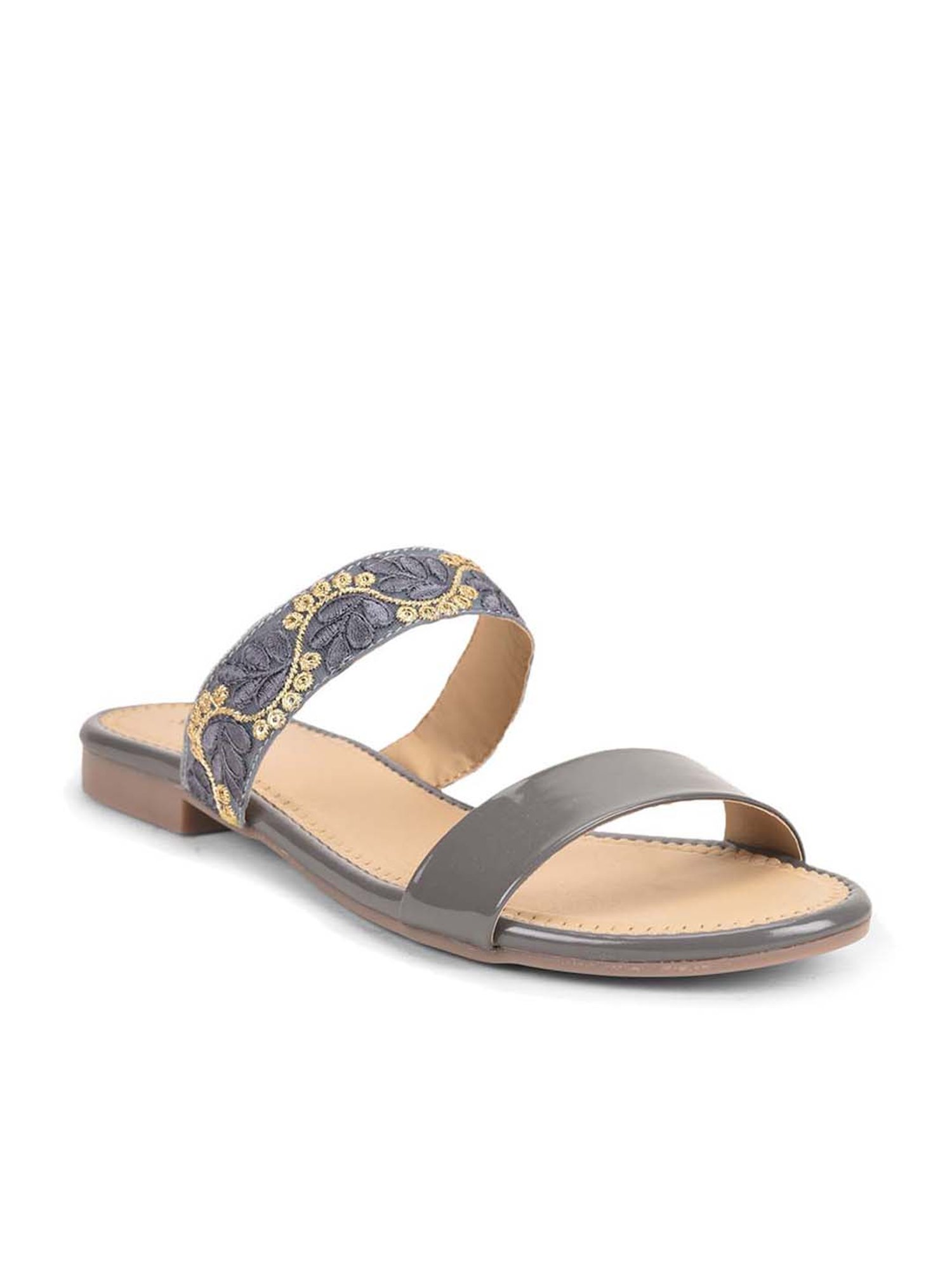 Salario Women's Grey Ethnic Sandals