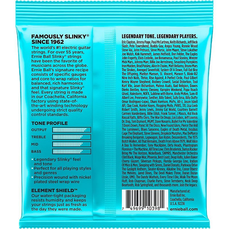 Ernie Ball Mighty Slinky 2228 (8.5-40) Nickel Wound Electric Guitar Strings