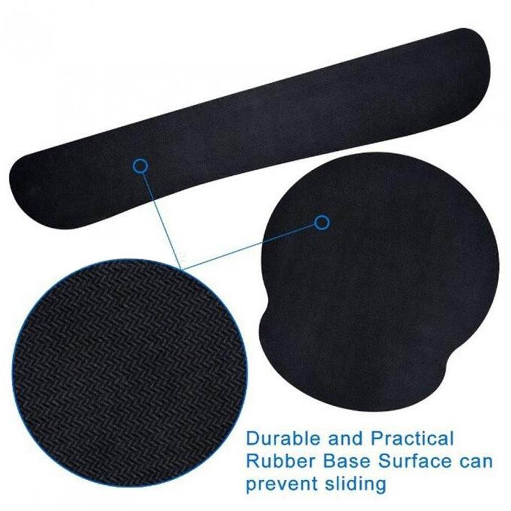 Rebound Memory Cotton Keyboard Bracers with Mouse Pad Pillow Kit
