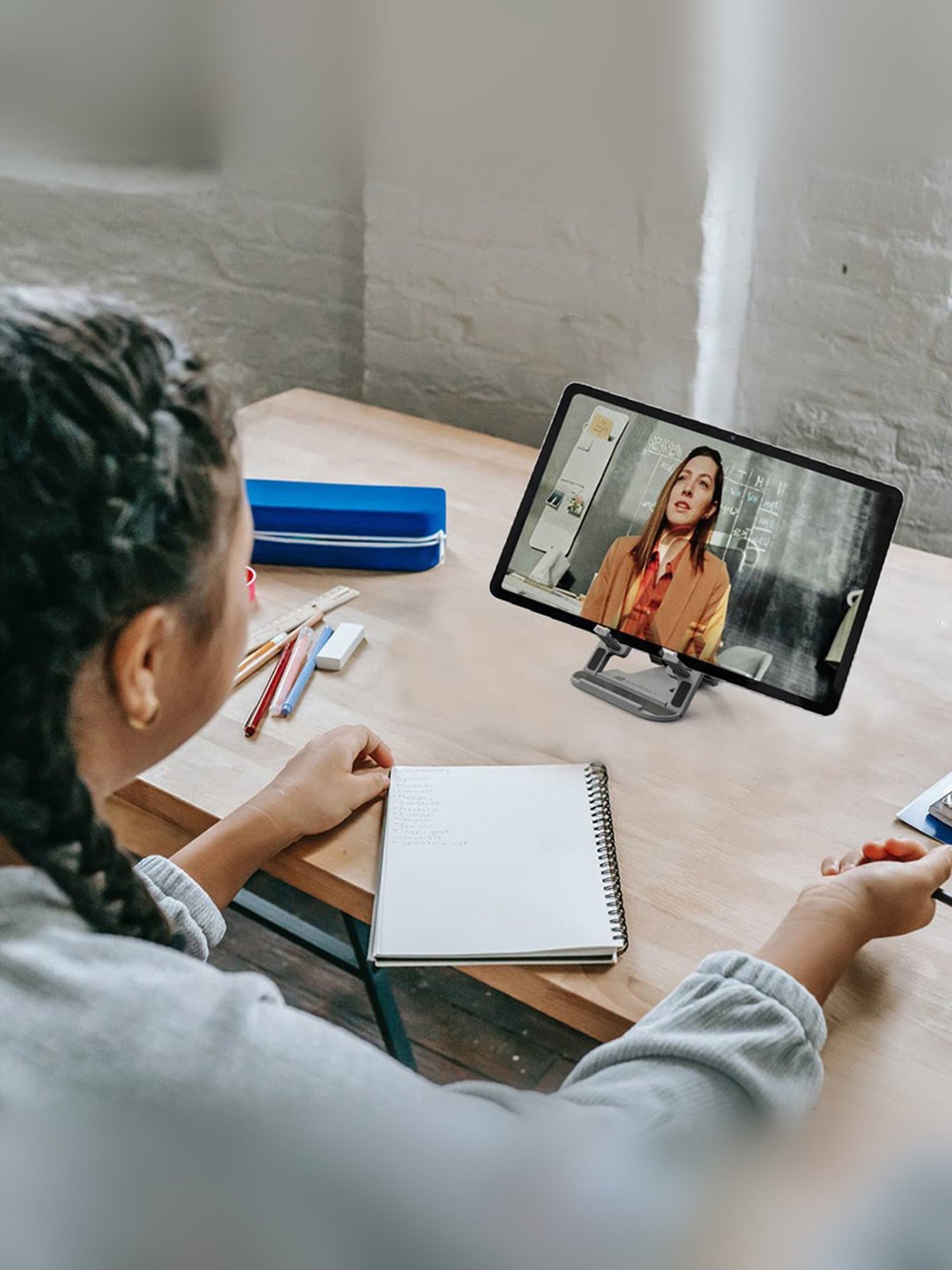 Portronics POR-1804 Modesk 100 Foldable Mobile & Tablet Holder (Grey)