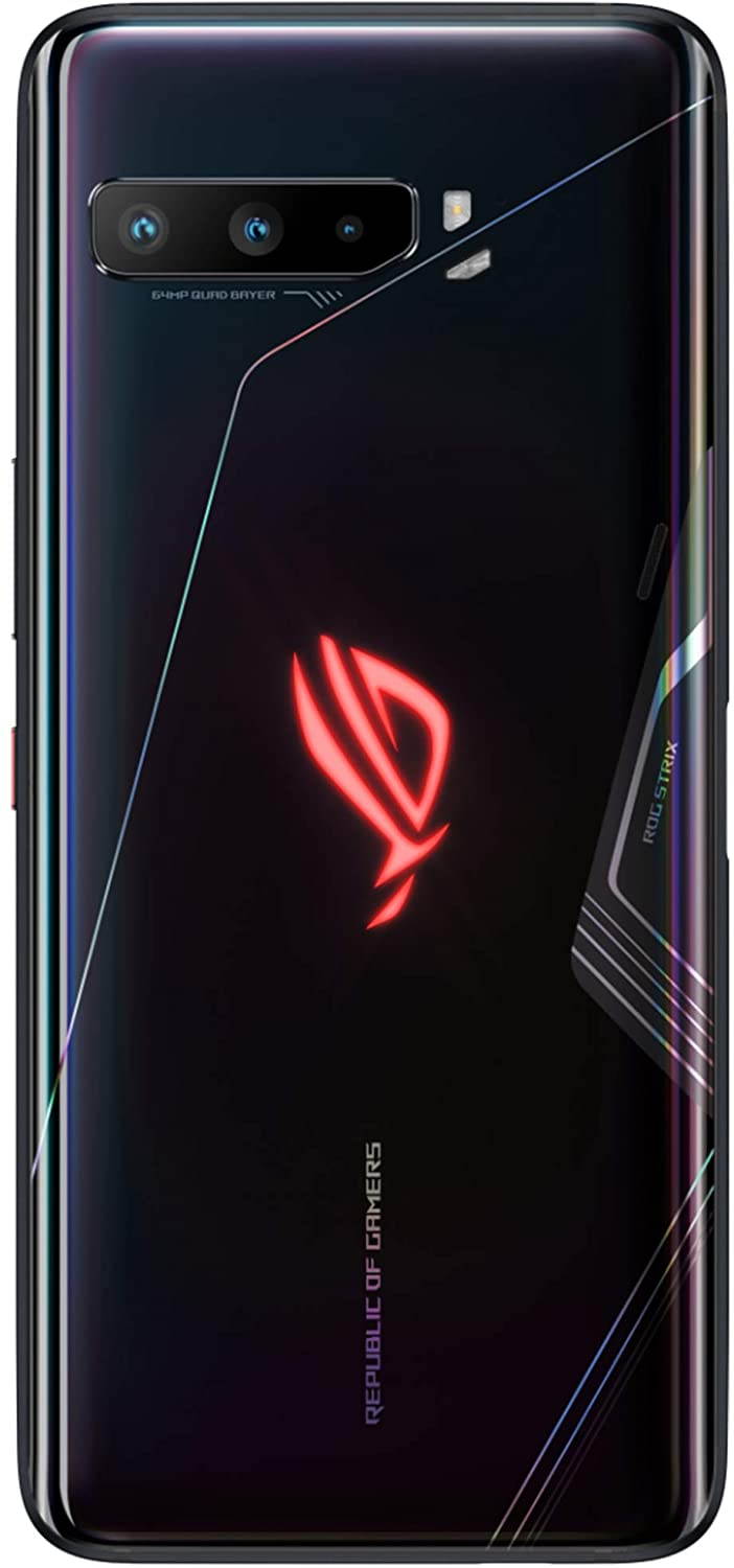 Original Global Rom Vesion ASUS ROG Phone 3 5G Snapdragon 865+ Game Phone RAM12GB/16GB ROM 128GB/256GB/512GB Dual Sim (GSM Only | No CDMA) Unlocked - Black