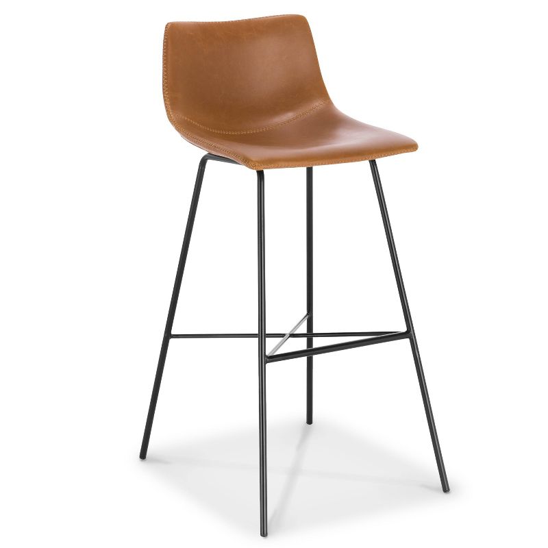 Set of 2 29" Phillip Barstools Tan - Poly & Bark