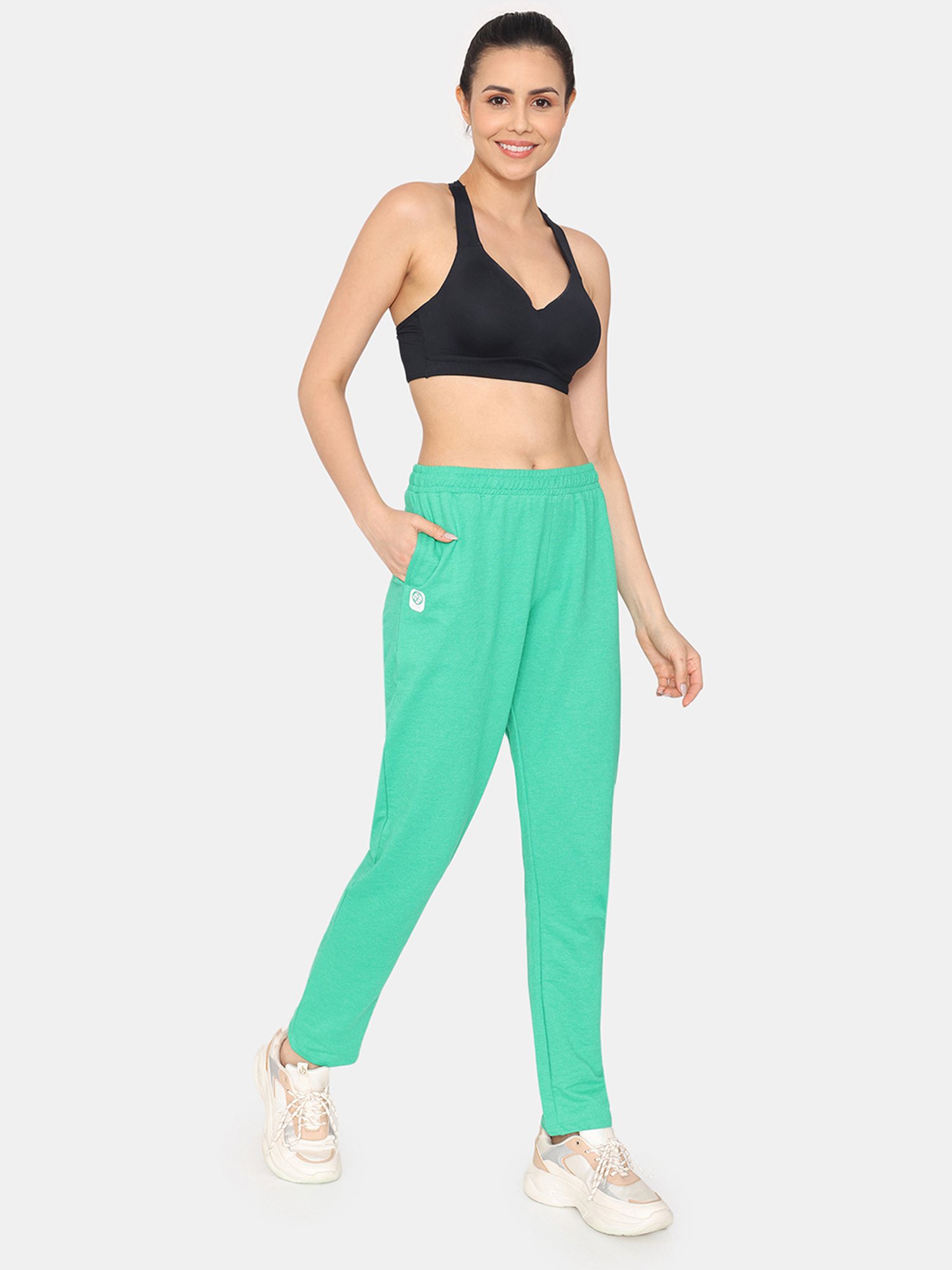 Rosaline by Zivame Green Track Pants